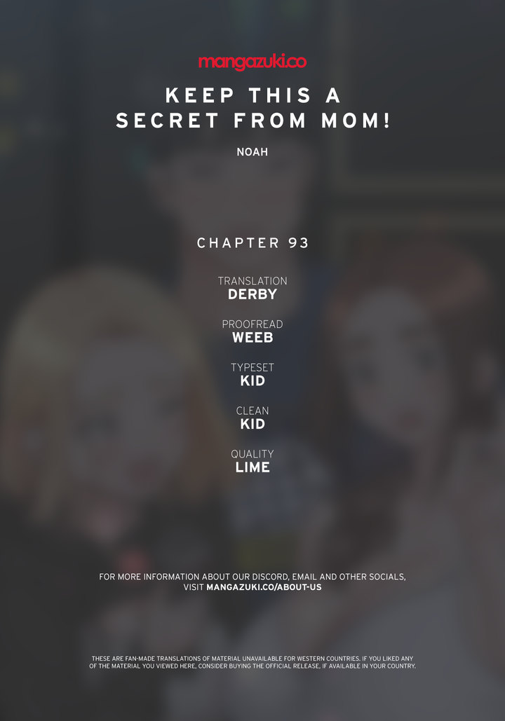 Keep it a Secret from Your Mother! - Chapter 93 Page 1