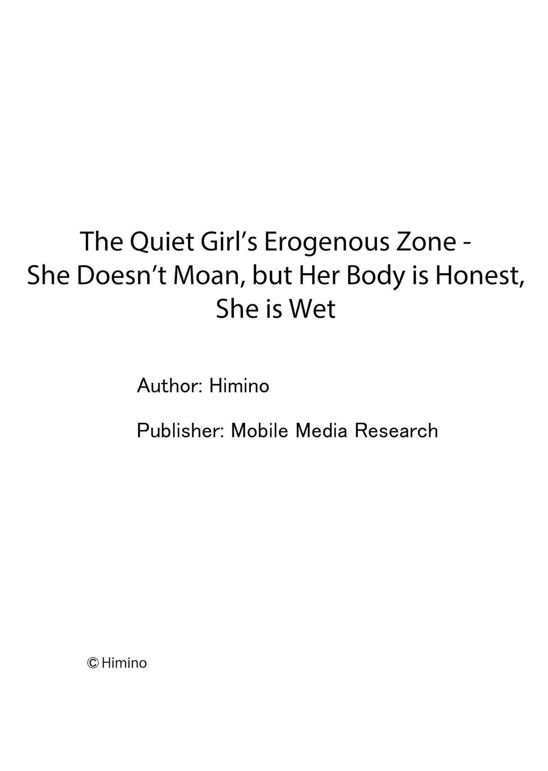 The Quiet Girl’s Erogenous Zone - Chapter 79 Page 9