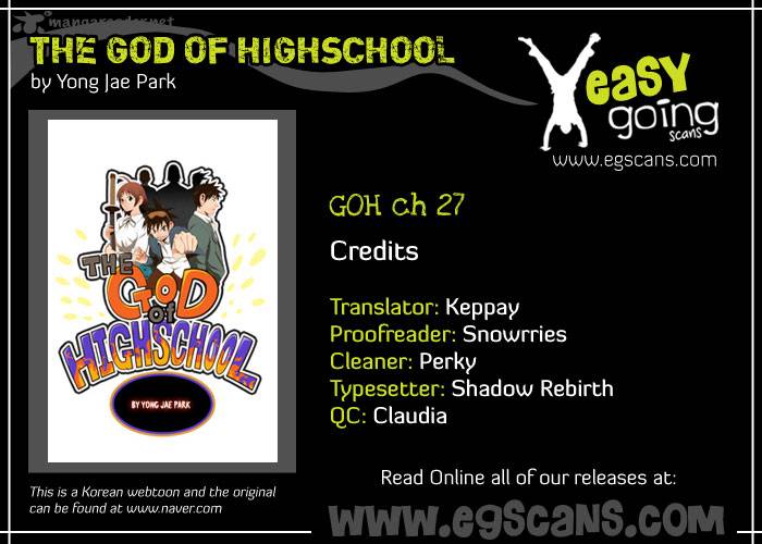 The God of High School - Chapter 27 Page 1