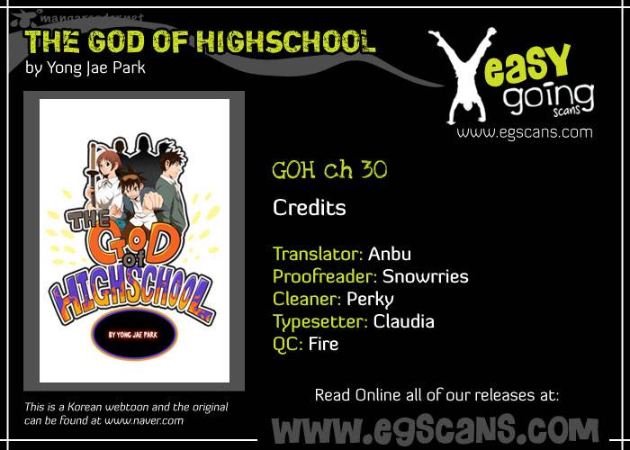 The God of High School - Chapter 30 Page 1
