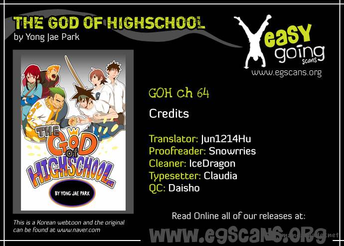 The God of High School - Chapter 64 Page 1
