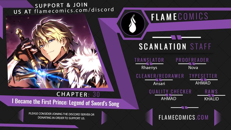 I Became the First Prince: Legend of Sword’s Song - Chapter 30 Page 1