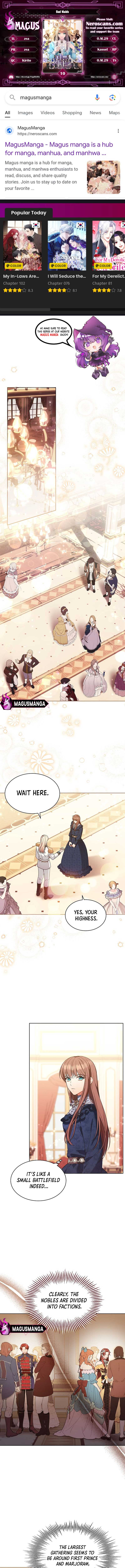 The Wicked Ladies in Waiting - Chapter 10 Page 1