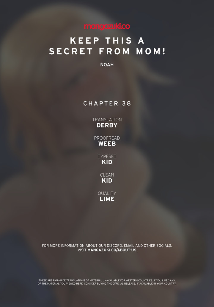 Keep it a Secret from Your Mother! - Chapter 38 Page 1