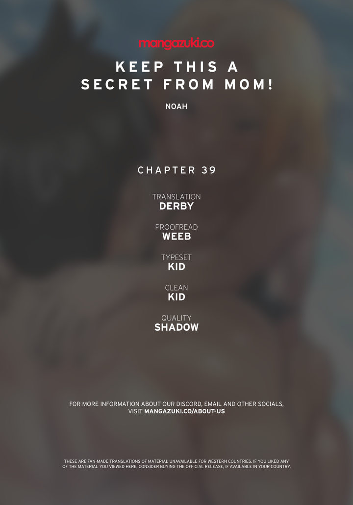 Keep it a Secret from Your Mother! - Chapter 39 Page 1