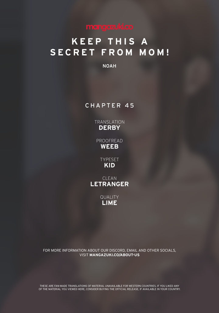 Keep it a Secret from Your Mother! - Chapter 45 Page 1