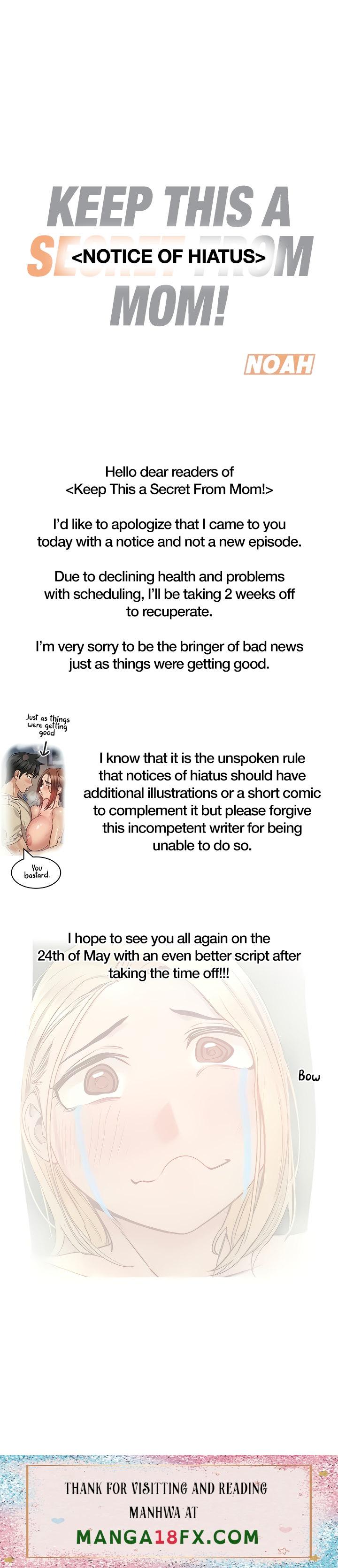 Keep it a Secret from Your Mother! - Chapter 47.5 Page 1