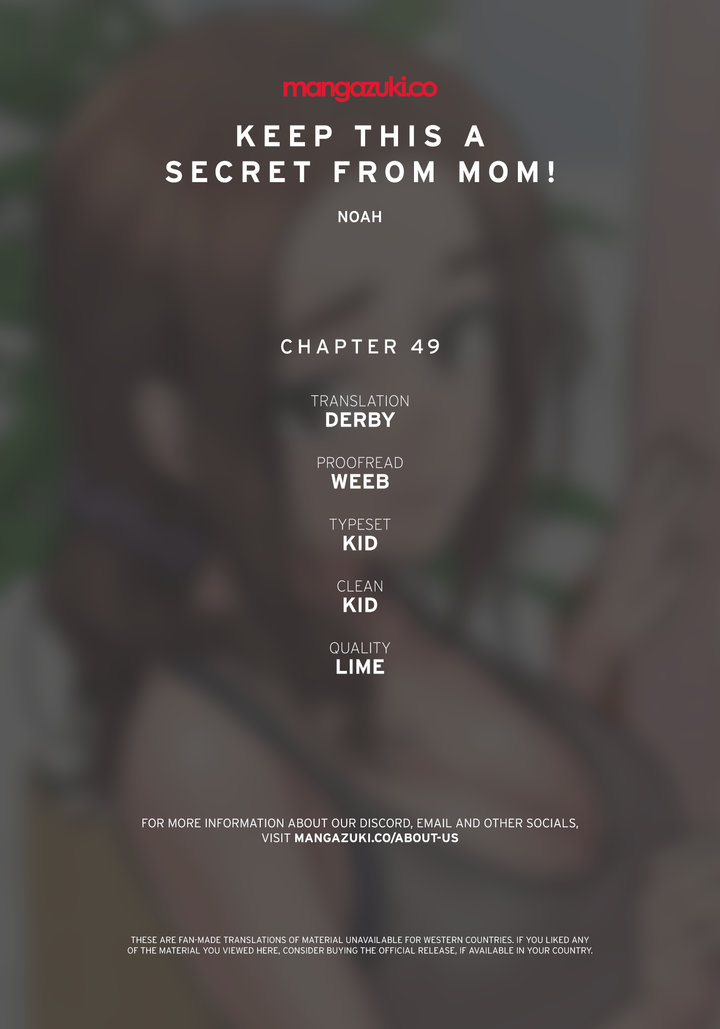 Keep it a Secret from Your Mother! - Chapter 49 Page 1