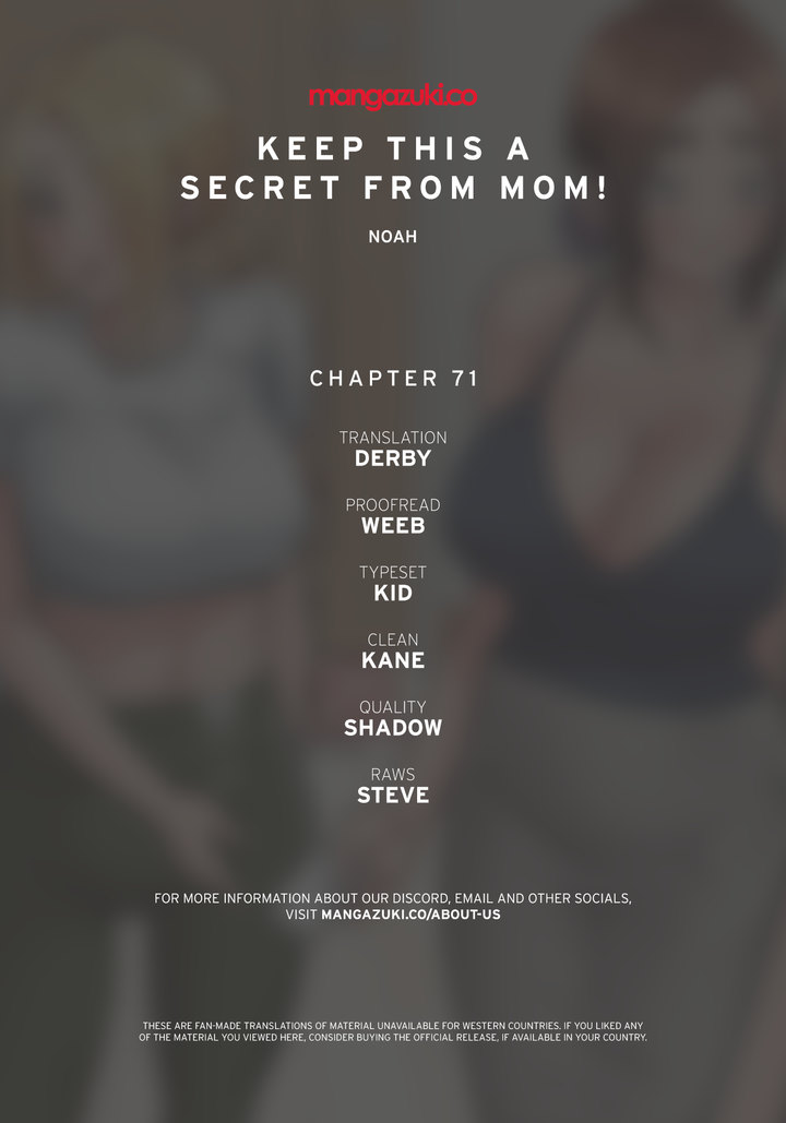 Keep it a Secret from Your Mother! - Chapter 71 Page 1