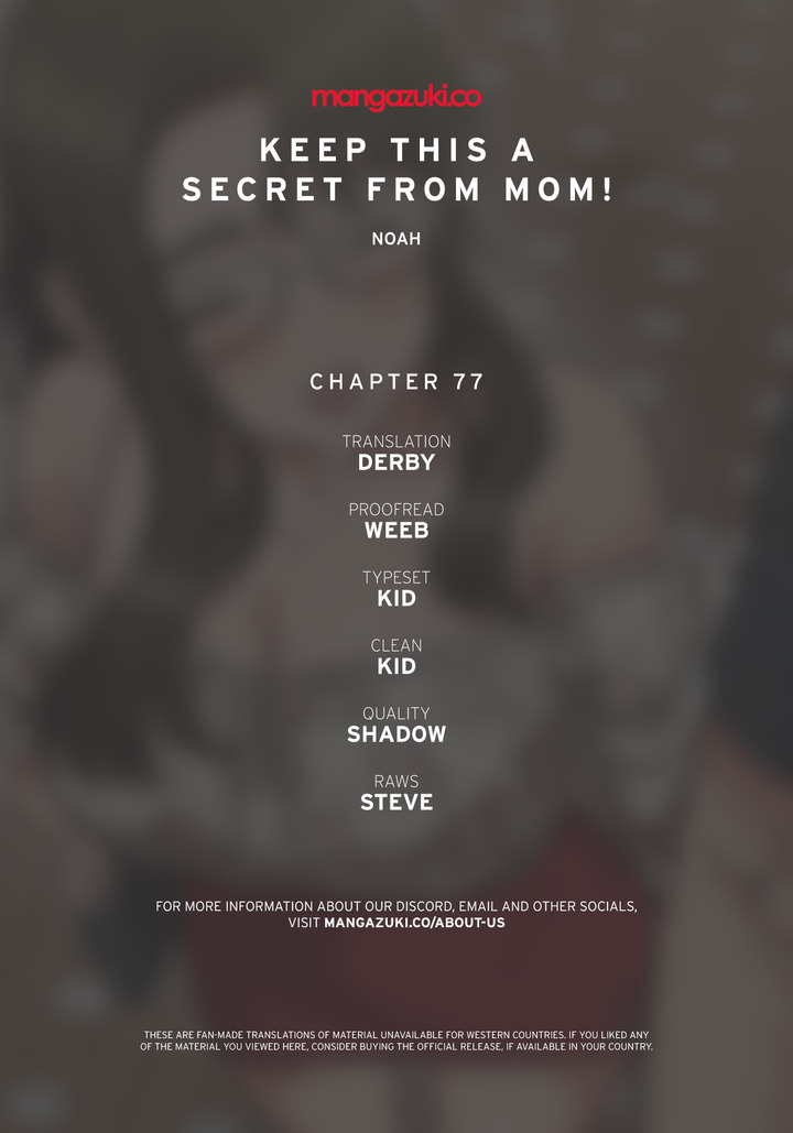 Keep it a Secret from Your Mother! - Chapter 77 Page 1