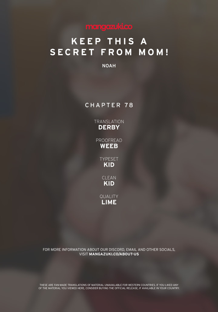 Keep it a Secret from Your Mother! - Chapter 78 Page 1