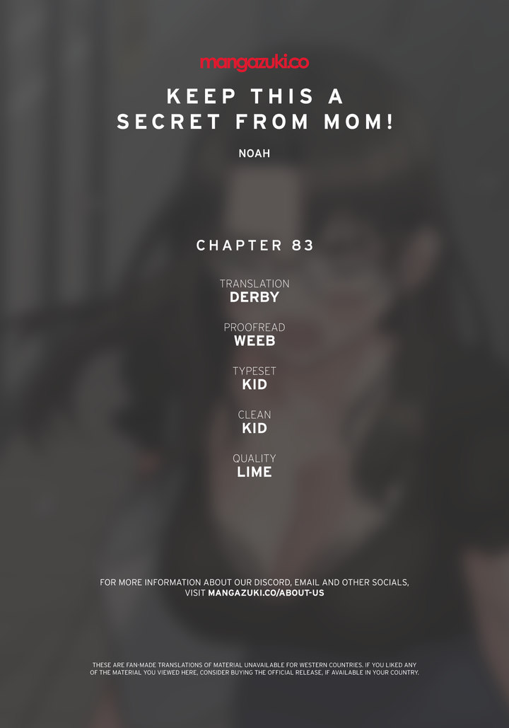Keep it a Secret from Your Mother! - Chapter 83 Page 1