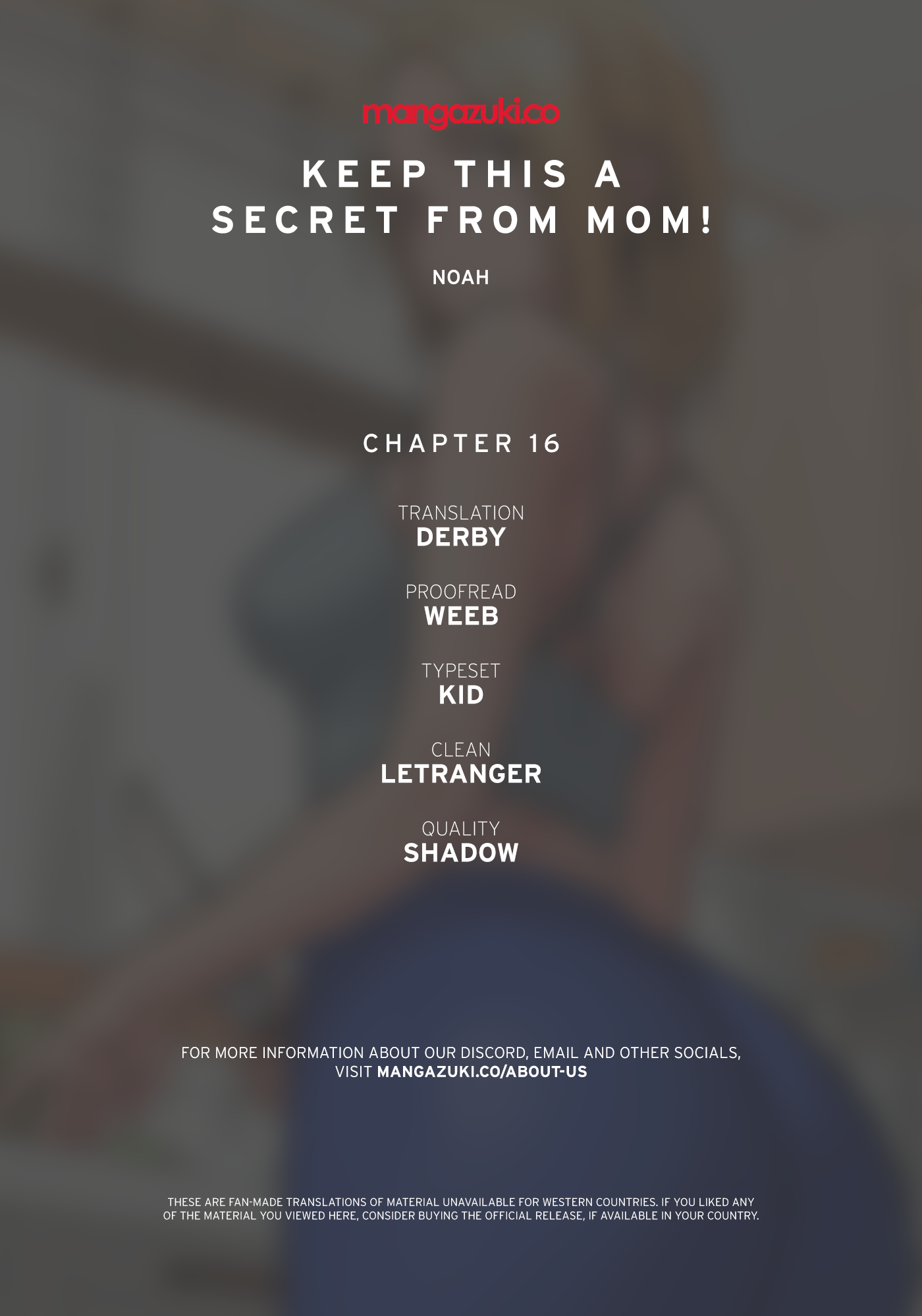 Keep it a Secret from Your Mother! - Chapter 16 Page 1