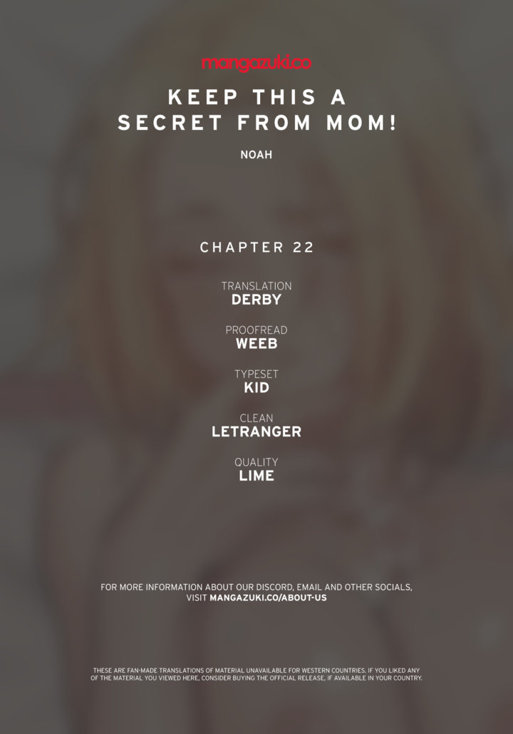 Keep it a Secret from Your Mother! - Chapter 22 Page 1