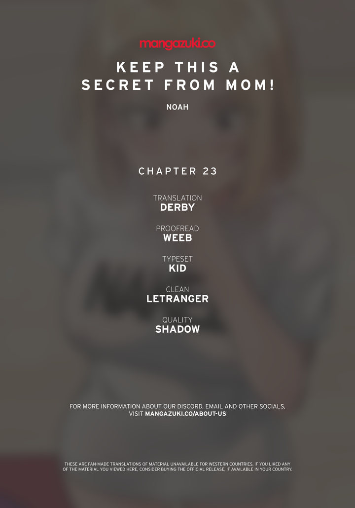 Keep it a Secret from Your Mother! - Chapter 23 Page 1