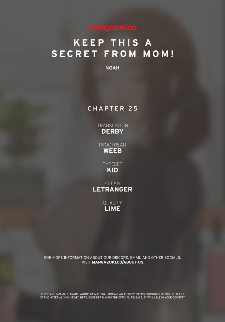 Keep it a Secret from Your Mother! - Chapter 25 Page 1