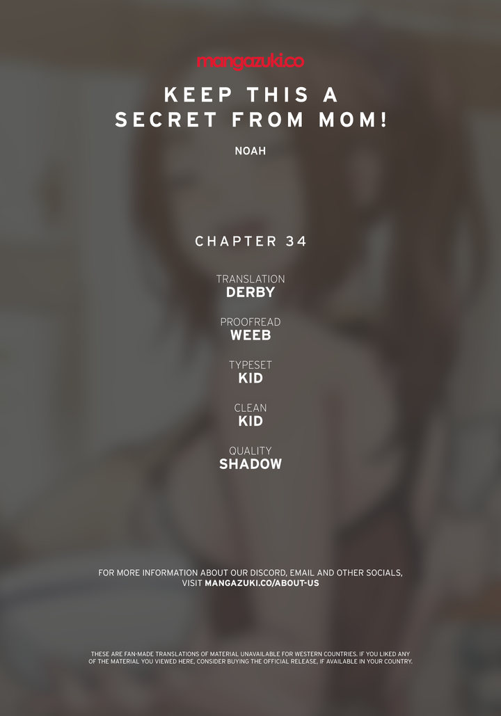 Keep it a Secret from Your Mother! - Chapter 34 Page 1