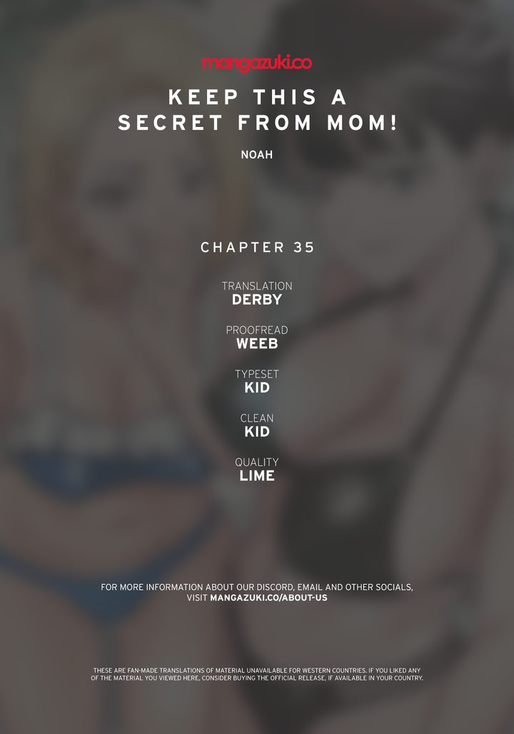 Keep it a Secret from Your Mother! - Chapter 35 Page 1