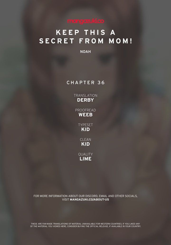 Keep it a Secret from Your Mother! - Chapter 36 Page 1