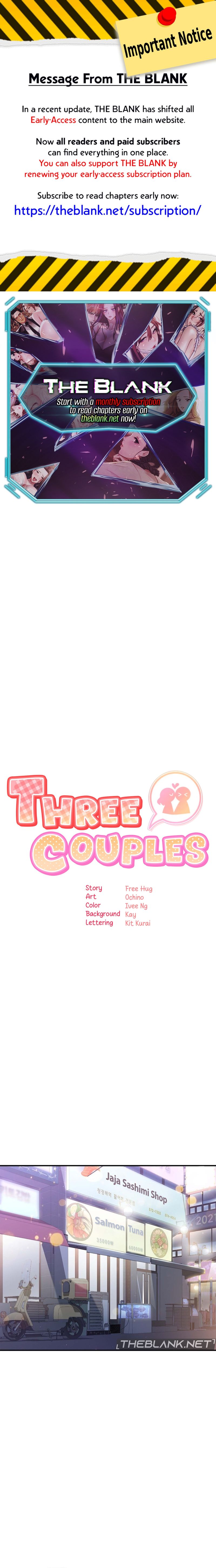 Three’s a Couple - Chapter 10 Page 1