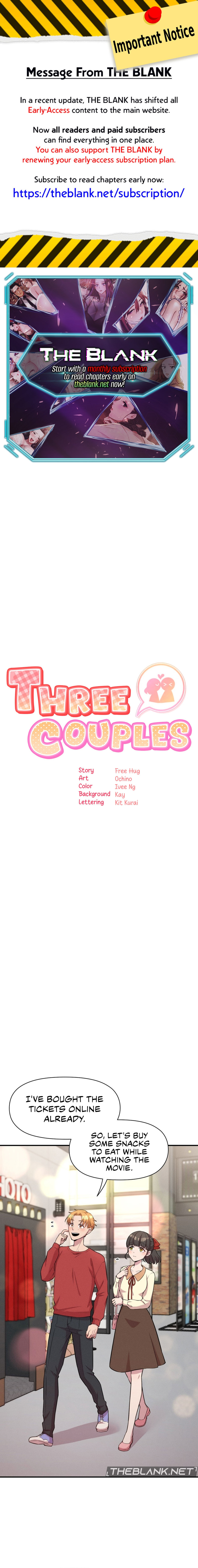 Three’s a Couple - Chapter 5 Page 1
